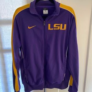 LSU NIKE ZIP UP ATHLETIC JACKET
